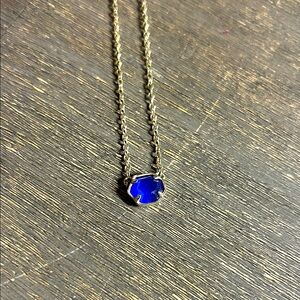 Kendra Scott Cailin Cobalt Blue Pendant Necklace